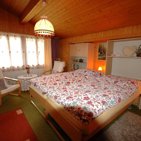 Pristine Home In A Charming Village Large Grassy Sunbathing Area View Of The M Nch And Jungfrau Wilderswil Exterior foto