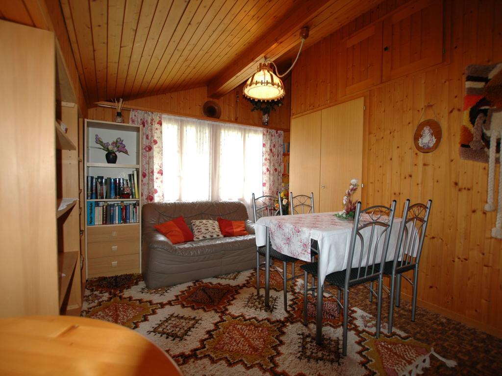 Pristine Home In A Charming Village Large Grassy Sunbathing Area View Of The M Nch And Jungfrau Wilderswil Exterior foto