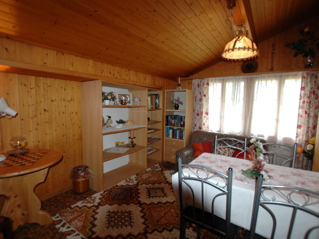 Pristine Home In A Charming Village Large Grassy Sunbathing Area View Of The M Nch And Jungfrau Wilderswil Exterior foto